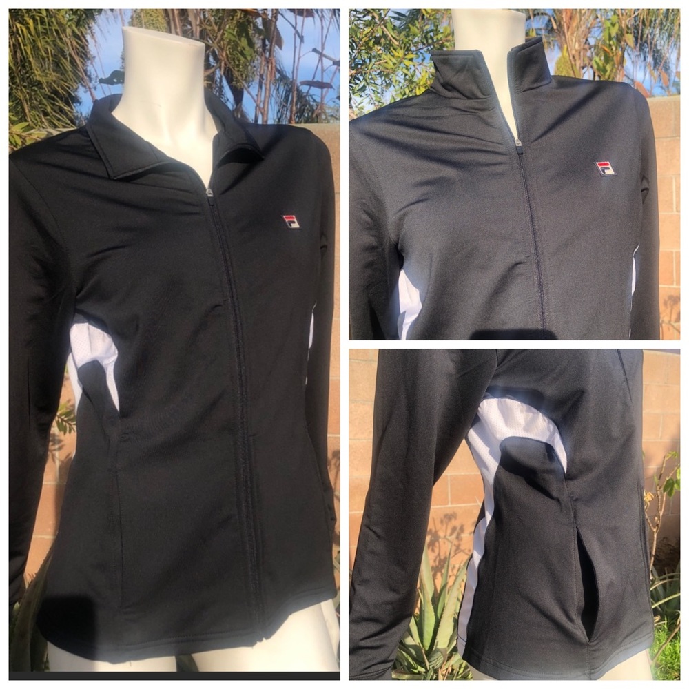 FILA Sports Track Jacket in black - Picture 1 of 5